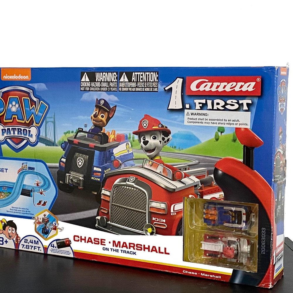 Nickelodeon Carrera FIRST PAW PATROL Marshall on The Track